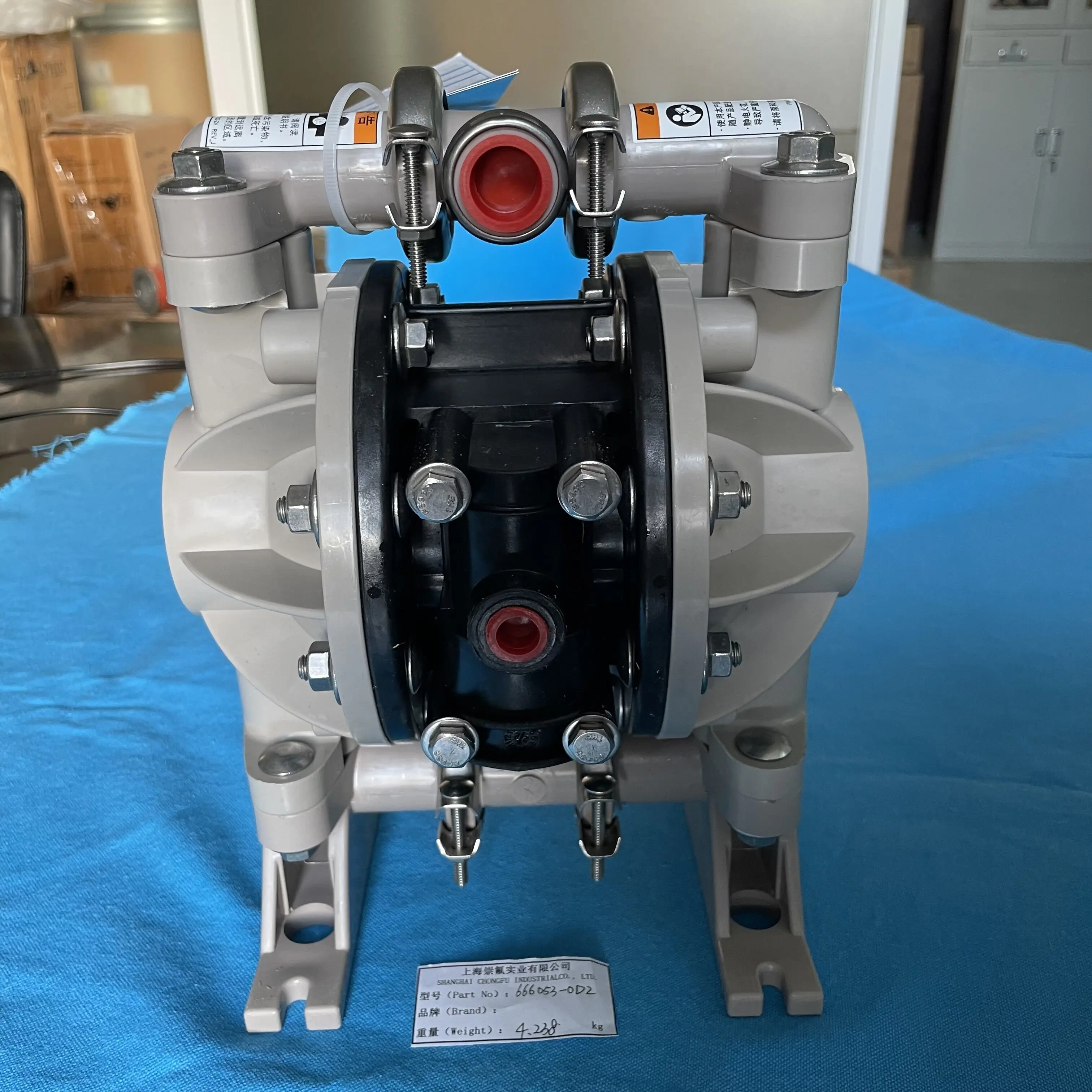 ARO Pneumatic Diaphragm Pump 666053-0D2 0.5 inch with PTFE diaphragm and Nitrile ball and  Polypropylene Shell factory