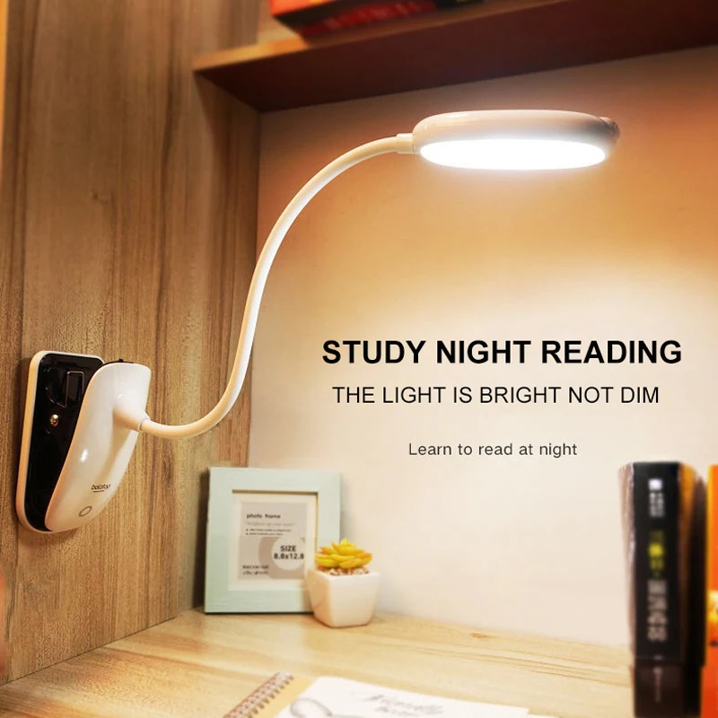 Wholesale Bendable Tables Lamps Touch Dimmer Three Model Usb Rechargeable Table Lamp Modern Lampara Kids Desk Lamp With Clip