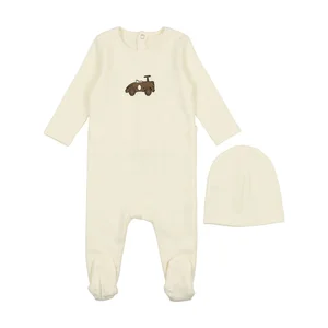New Design OEM Winter Autumn Custom Print Jumpsuit Baby Boy Girl Clothes  Cotton Comfort Baby Rompers
