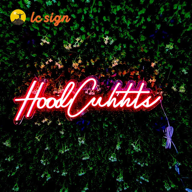 Акриловые светящиеся неоновые вывески, дизайн доски с названием магазина