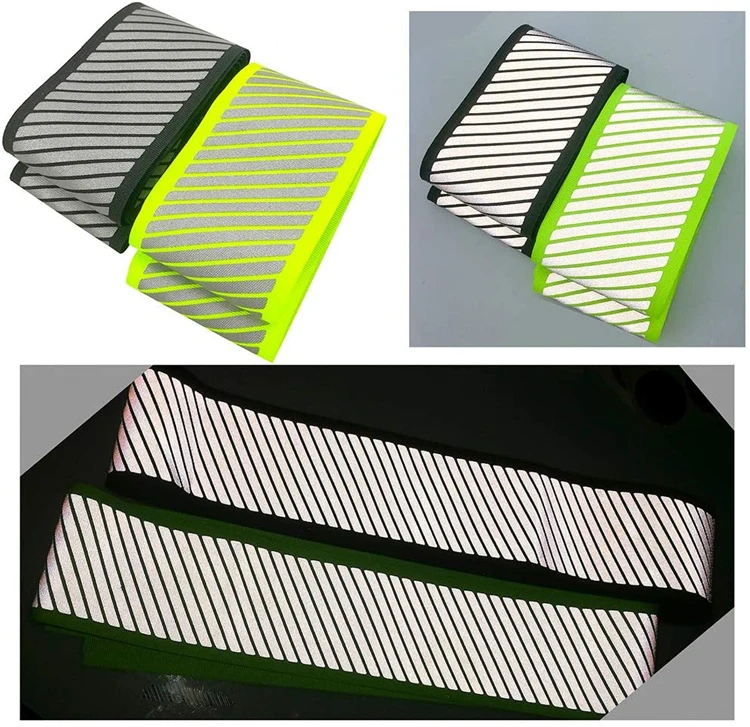 Custom High Visible 5cm Segmented Heat Transfer Reflector Tape Self Adhesive Reflective Tape for Clothes