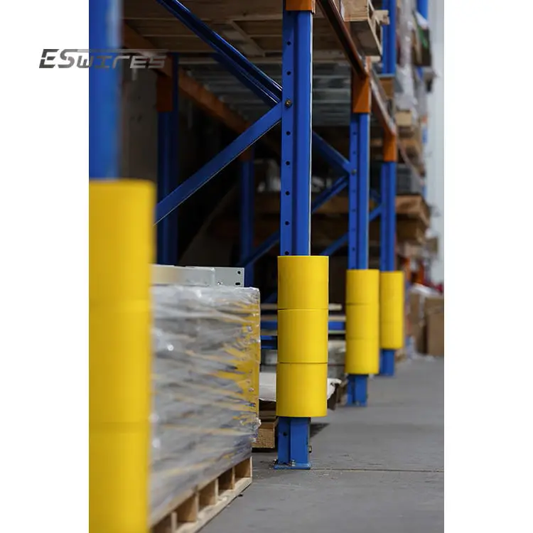 Popular Customization Warehouse Upright Protective Shock Absorbing Plastic Protector for Racks