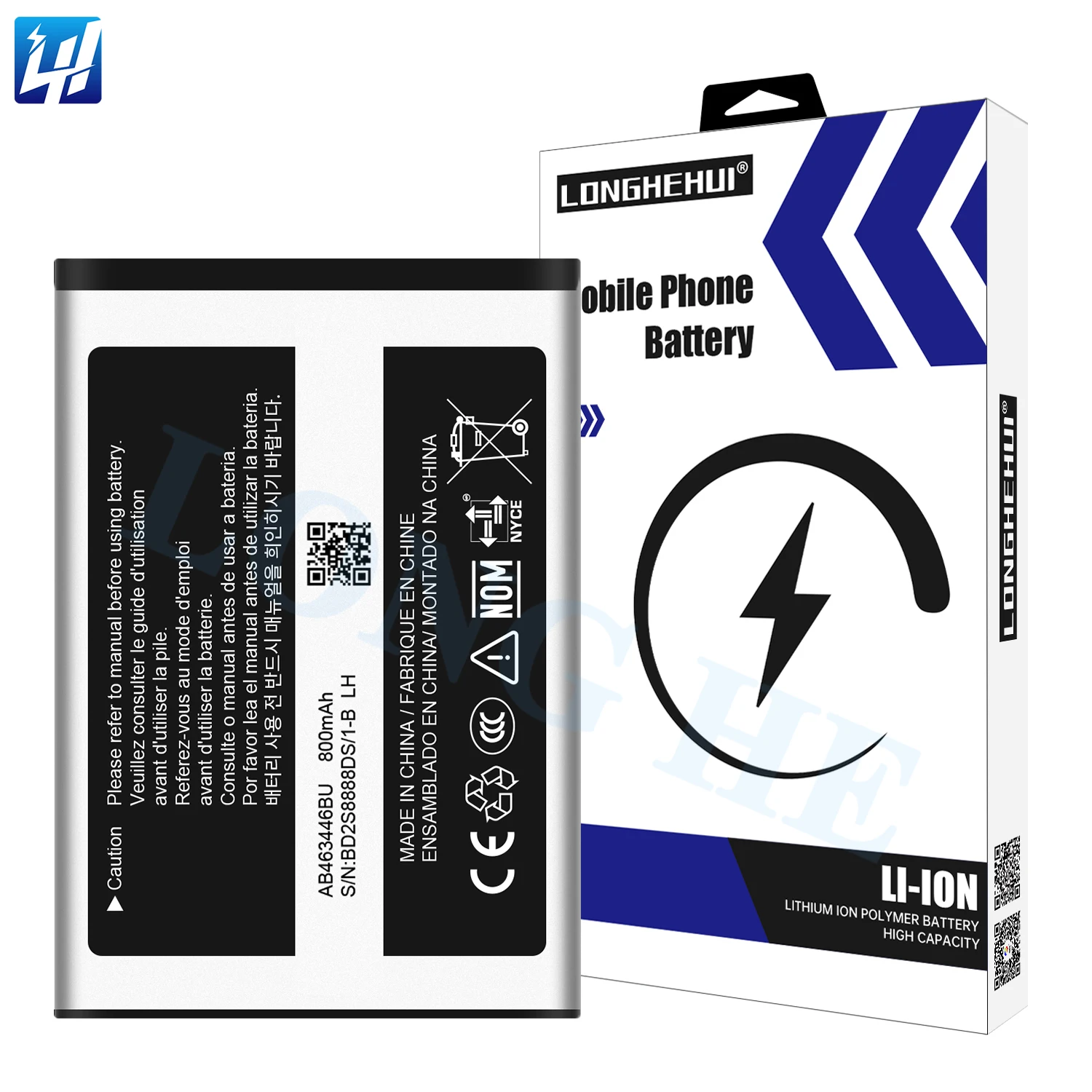 未使用新品！18SS F.C.R.B. LOGO MOBILE BATTERY AB463446BU Mobile Phone Battery for Samsung Galaxy X150, X208