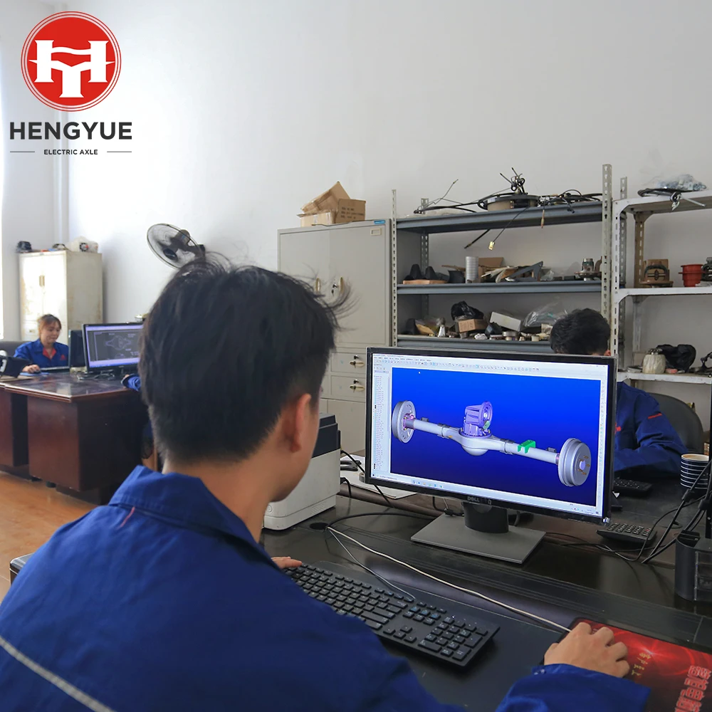 Hengyue chinese factory electric sanitation truck car axle