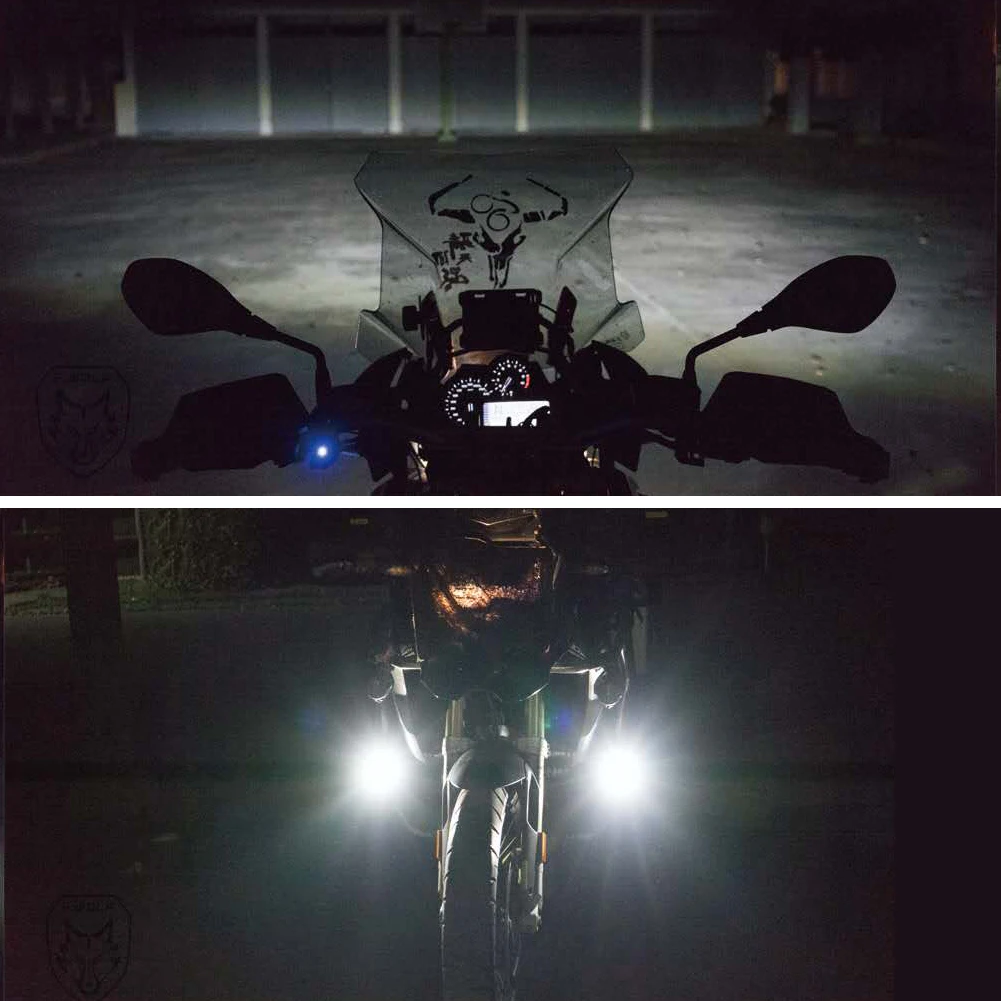 Motorcycle LED lamp third-edition upgraded front auxiliary light for BMW R1200GS F800 factory