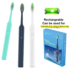 Wholesale Mini Rechargeable  Electric Toothbrush Ultrasonic Last 100 Days on a Single Charge