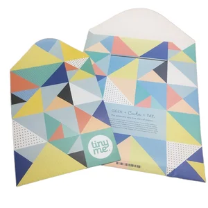 A3 A4 A5 Thick Cardboard Blank Wallet Envelope Printed Kraft Paper for Greeting Cards and Gift Wrapping Packing