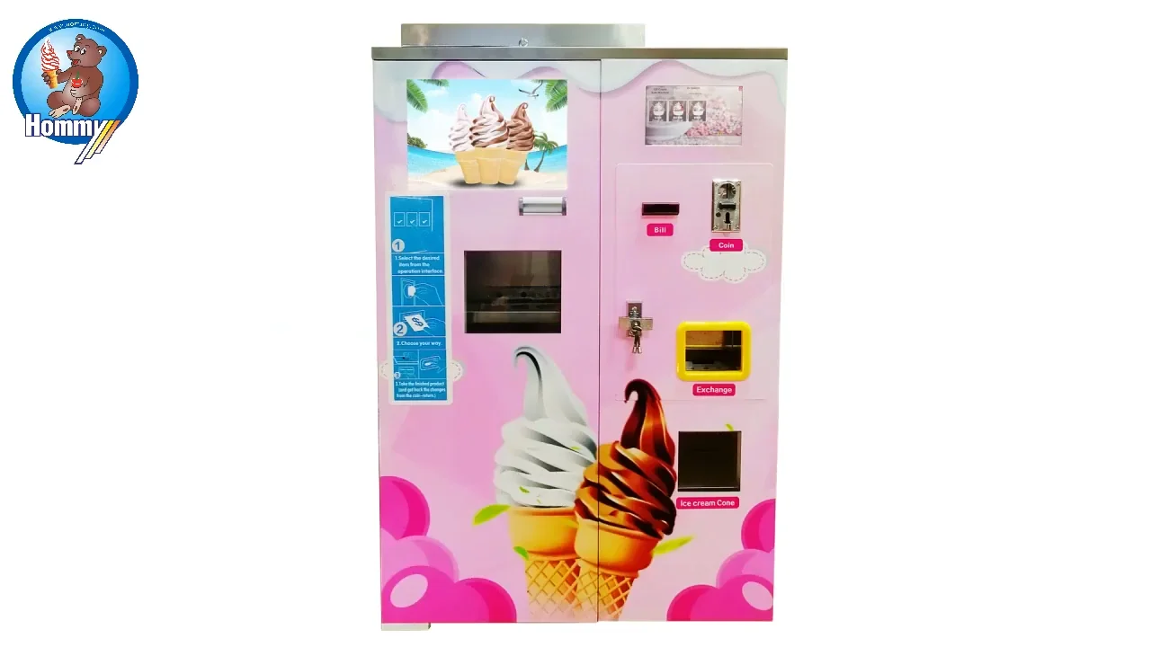Manufacturer Supply Mechanical Milkshake Vending Gelato Machine Buy