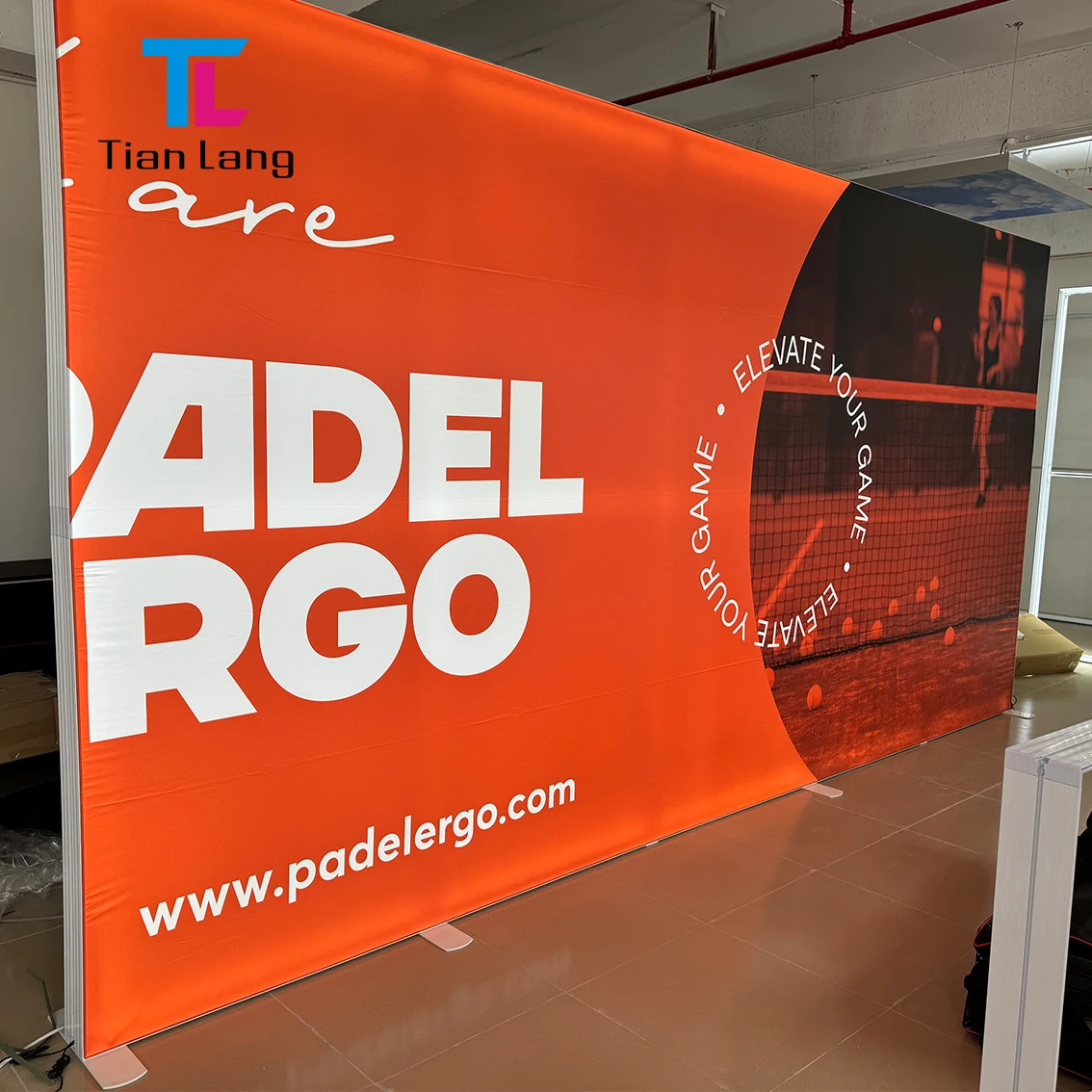 TianLang მოდულარული LED სვეტის კასეტი pop up stand display trade show booth ფორსალი