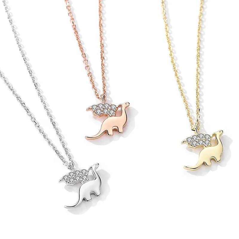 Lovely Dinosaur Pendant Jewelry 925 