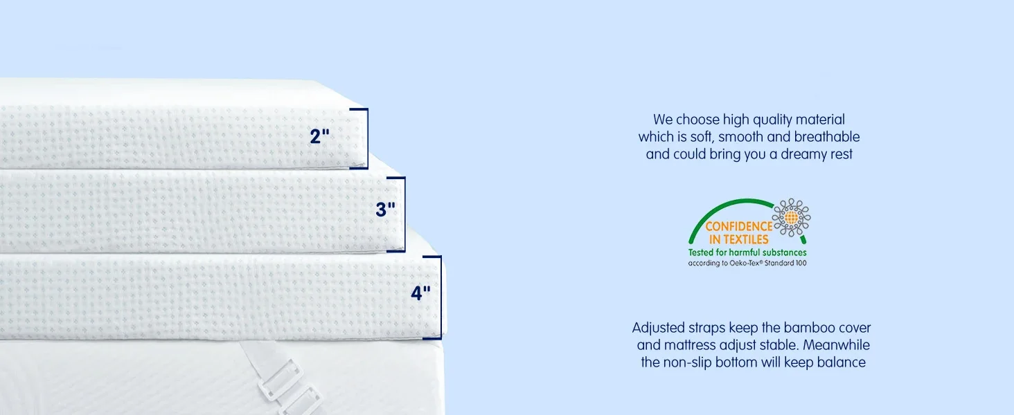 ventilated breathable cooling gel zipper memory foam mattress cover-3