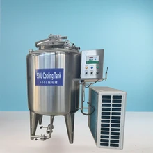 Manufacturer's Core Component Pump-Fitted Refrigerated Milk Storage Tank Liquid Alcohol for Milk Production Line Pressure Vessel