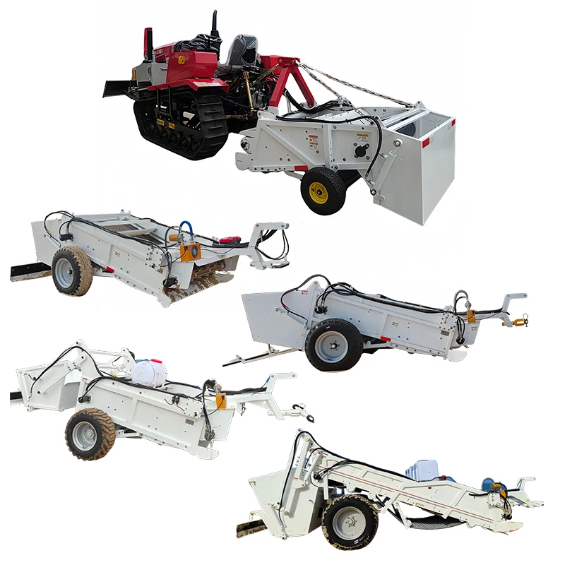 Cophilo Hydraulic Control Beach Cleaner Machine Efficient Sand Sweeper High Performance Cleaning Equipment