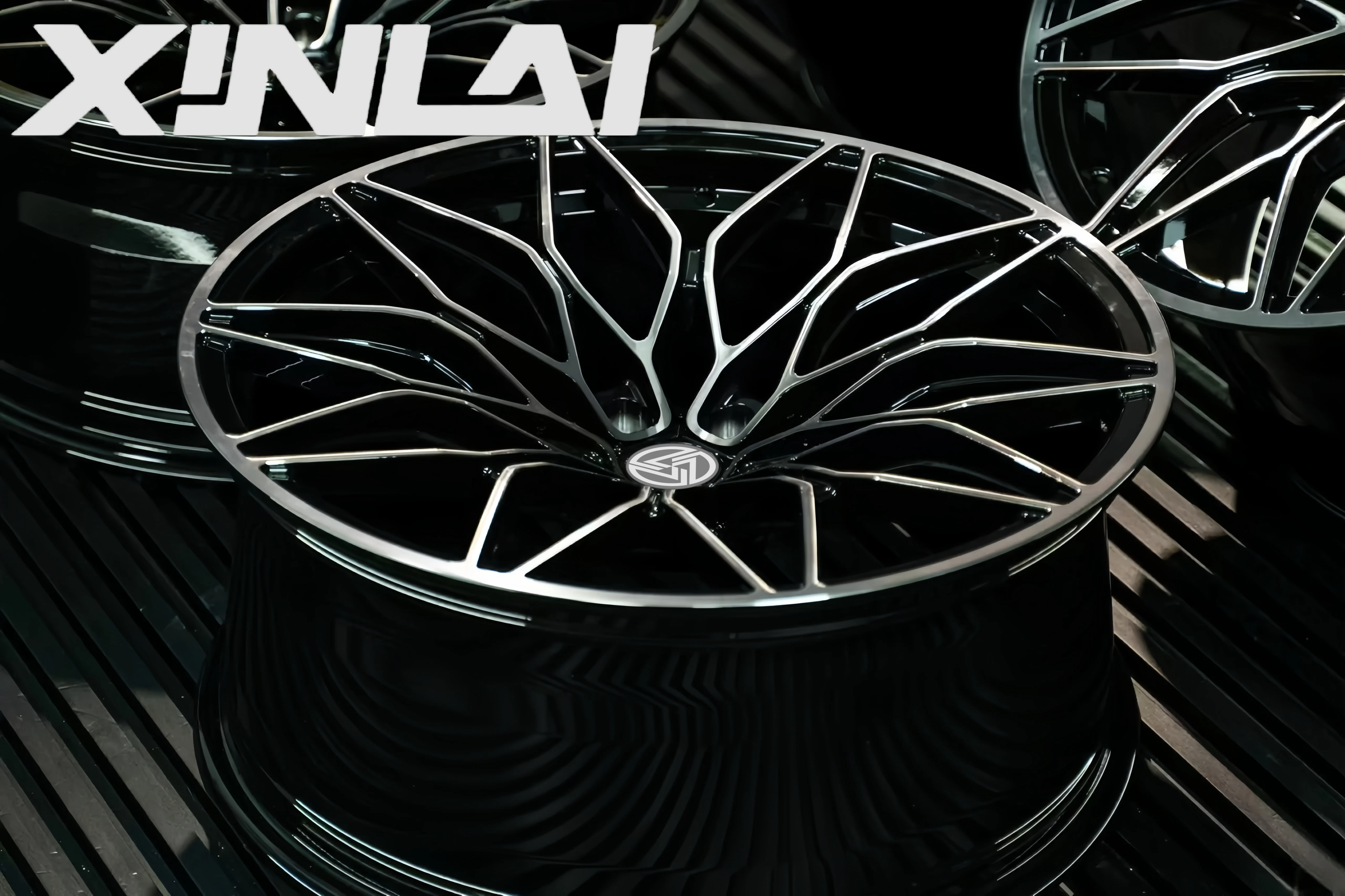 XINL Forged Wheel Custom Design Alloy Wheels 18 Inch 1 Piece Wheel for Racing Car Rims Gloss Black - Image 4