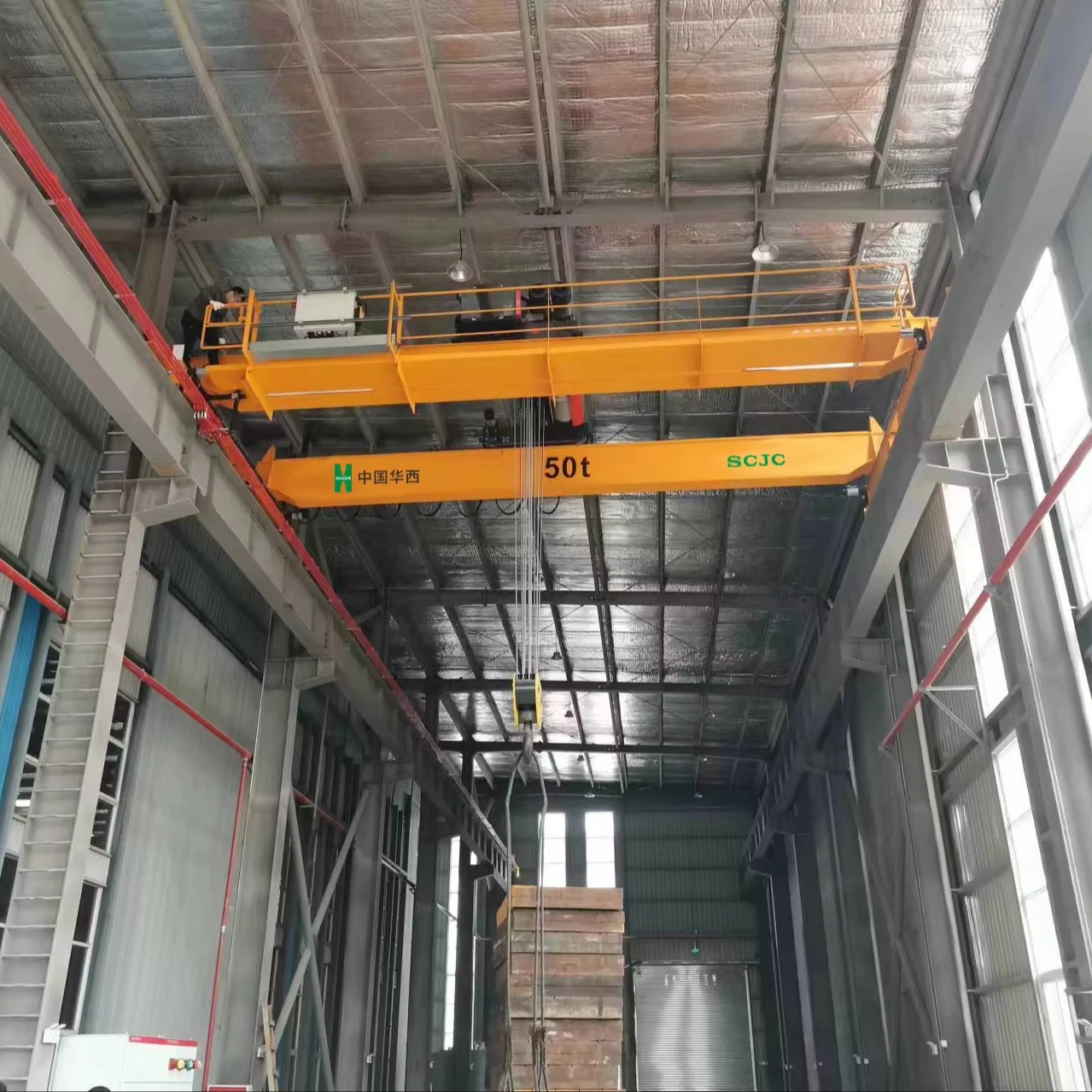 Double Girder Bridge Overhead Crane 35/50t Electric Crane Krane 8/10/20/30/35 Span Industrial Machinery and Equipment for Sale