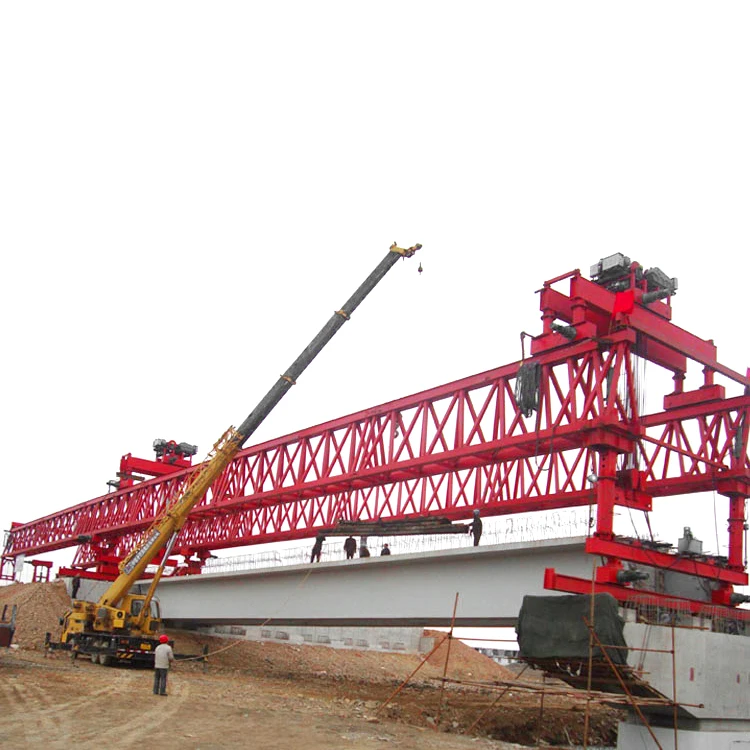 160t 45m Segment Viaduct Construction Beam Bridge Girder Erection Launcher Crane