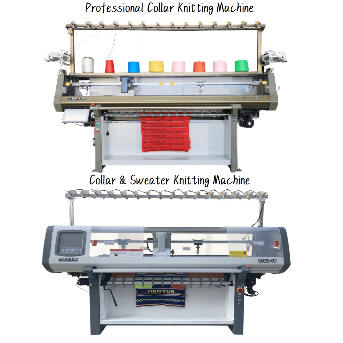 Wingtak Knitting Machine with Three System for Collar