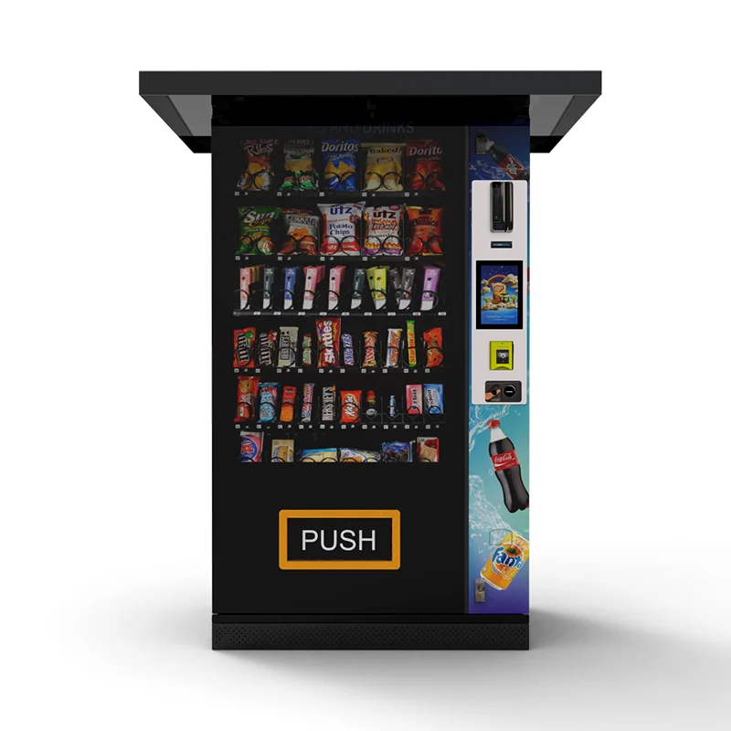 Automatic Waterproof Outdoor Vending Machine Hot Food Vending Machine Automatic with Internal Heating and Cold System