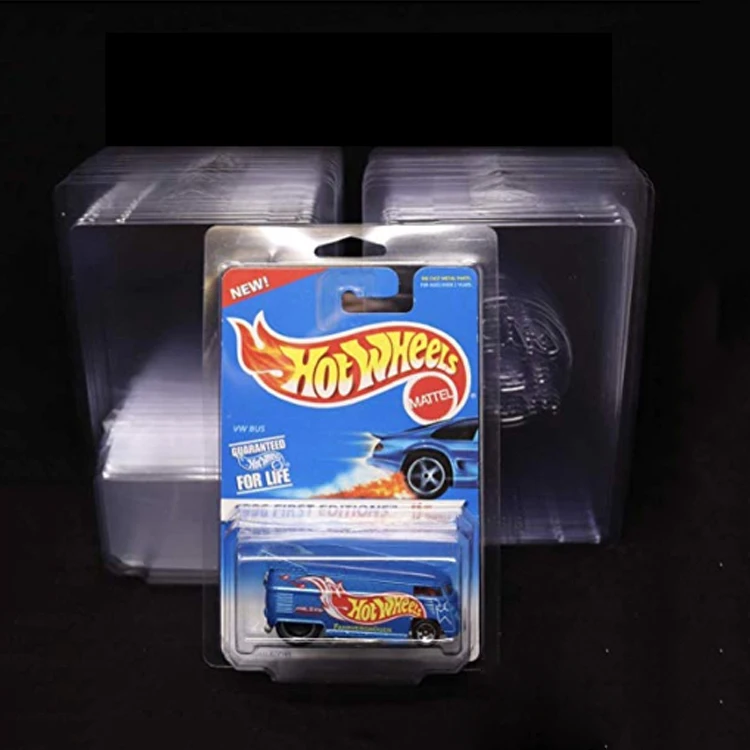 2020 High quality pvc/pet hot wheels protectors plastic clamshell blister packaging