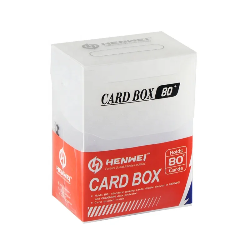 Полипропиленовая упаковочная коробка пластиковая для Карт Yugioh откидная хранения матовый