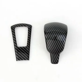 ABS Plastic car accessories 2023 Carbon Fiber Gear Shift Knob Cover For Dodge Ram 1500 Trx