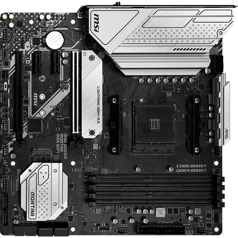 MSI MAG B550M MORTAR MAX WIFIモルタルコンピューターマザーボードは