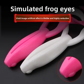 ABS Plastic Floating Water Kicking Frog Lure Artificial Soft Bait Simulation for Wildlife Attracting Bass Pike Ray – Soft Lure – view 3