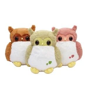 Wholesale Custom Stuffed Soft Plush Owl Doll Lifelike Plush Toys Owl