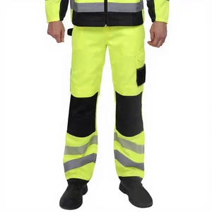 Hi Vis Industrial Pants Wholesale Safety Clothing Reflective Workwear OEKO Standard Anti-Cold Limited-Splash Protection