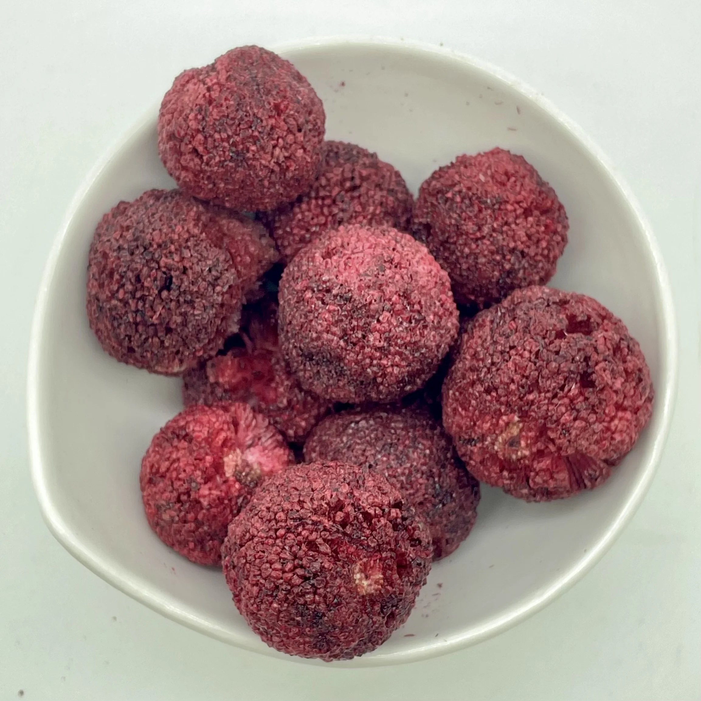 Freeze-Dried Yangmei Bites | Red bayberry  |Perfect Fruit Snacks and Vegetables for All Ages