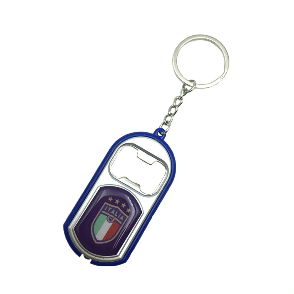 2026 Football World Zinc Alloy Portable Flags Design Bottle Opener Minimalist Creative Keychain Bottle Opener