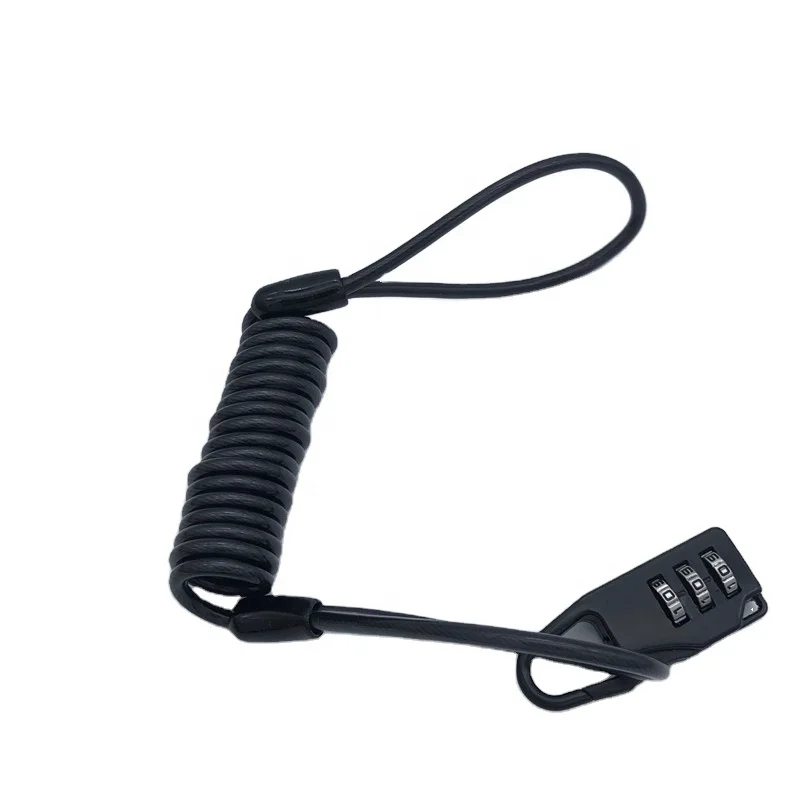 Câble De Sécurité Gainé – 2 Mètres, Antivol Pour Vélo, Trottinette, Cadenas