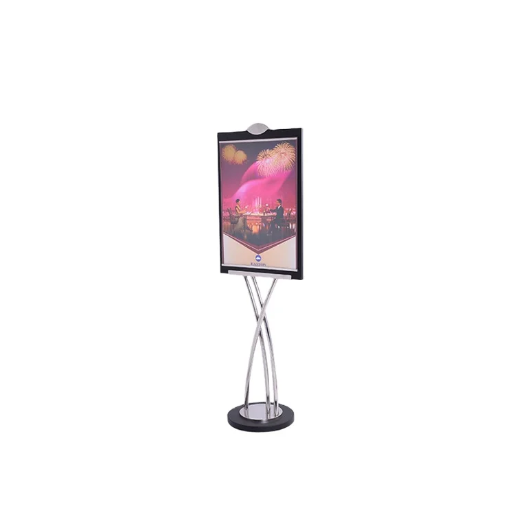 EASTON Modern Style Metal Welcome Board Lobby Display Sign Stands Signage Hotel Lobby Sign Floor Stand Welcome Sign