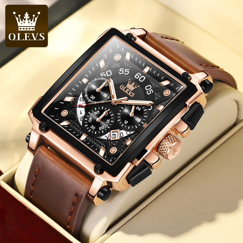 Big square dial on sale watches