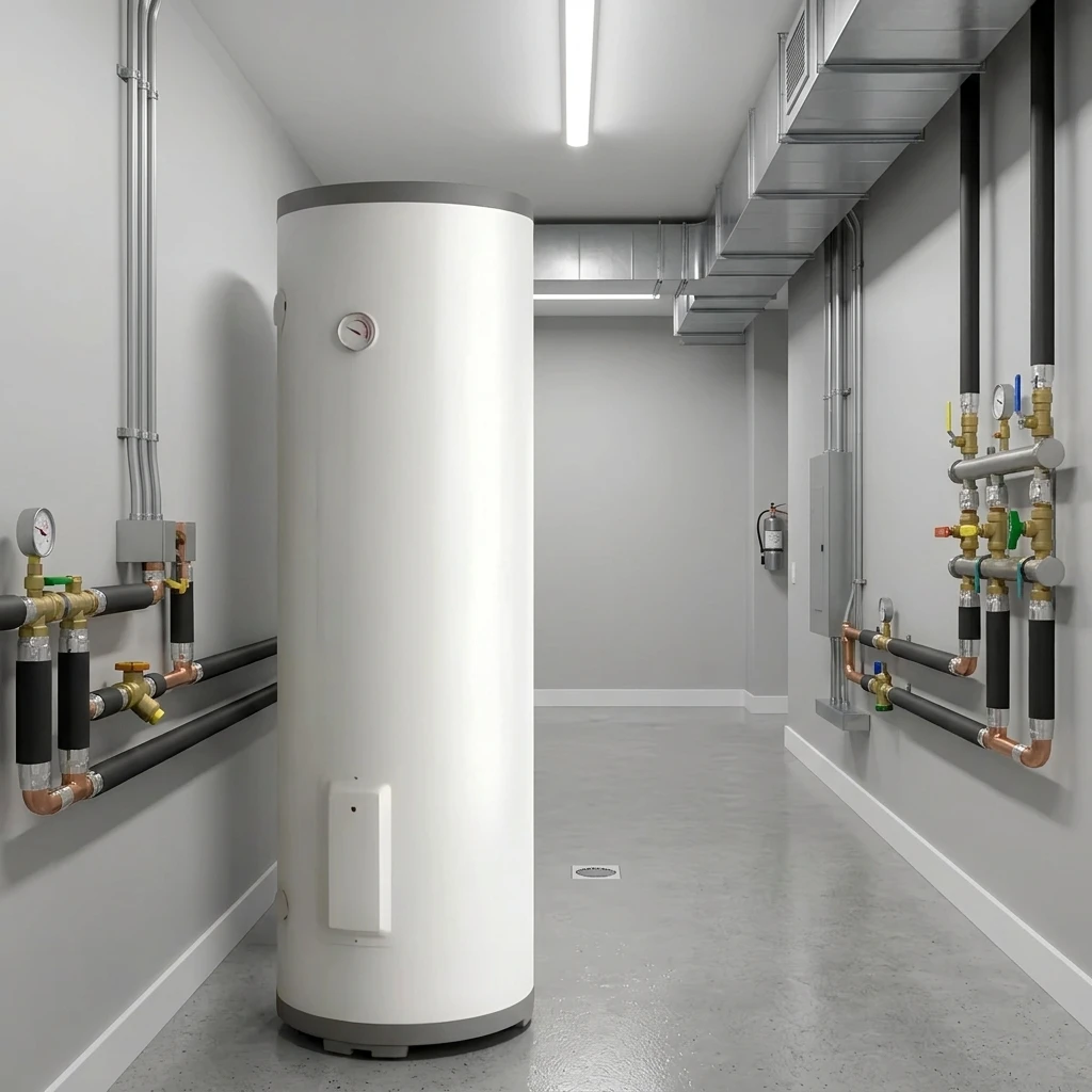Commercial CE Certified Freestanding Energy Class C Stainless Steel Enamel Tank Storage Electric Water Heater