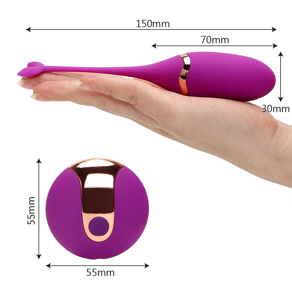 Vibrateur œuf sautant d'amour rechargeable Jouets sexuels Vibrateur œuf télécommandé pour femme adulte Masturbation