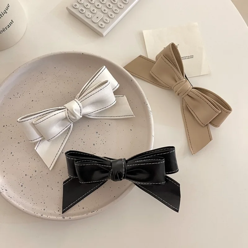 Simple New Design Leather Bow Hairband Cute And Fashion Hair ...