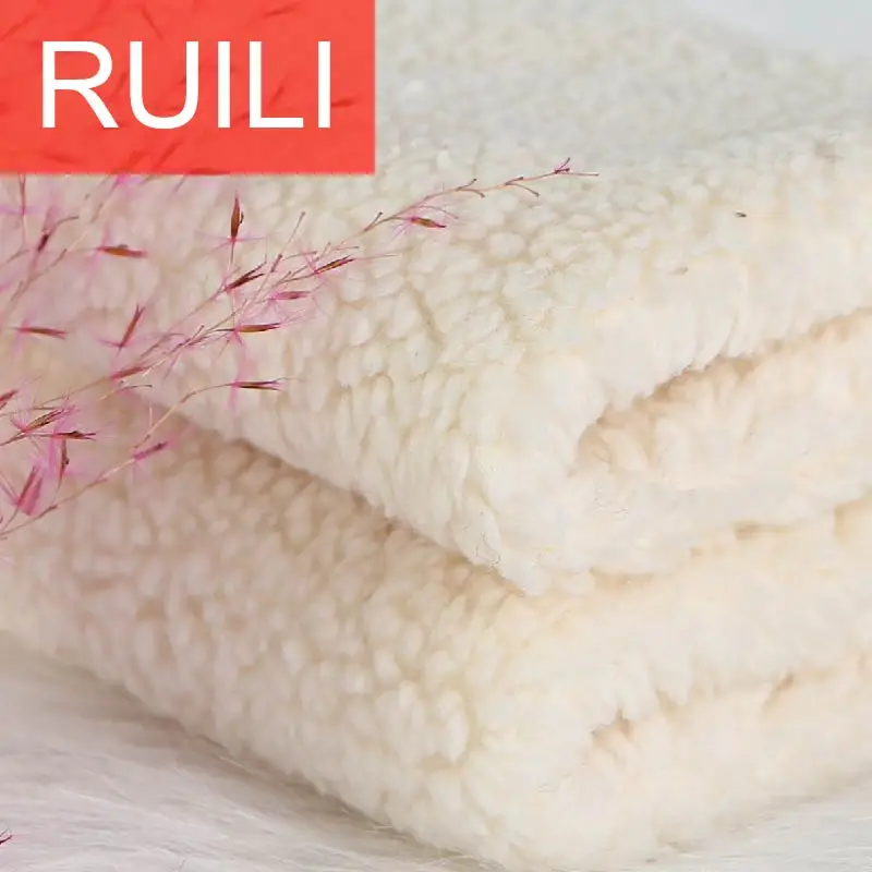 100 Plain Cotton Sherpa Fabric For Garment Buy Plain Cotton Sherpa