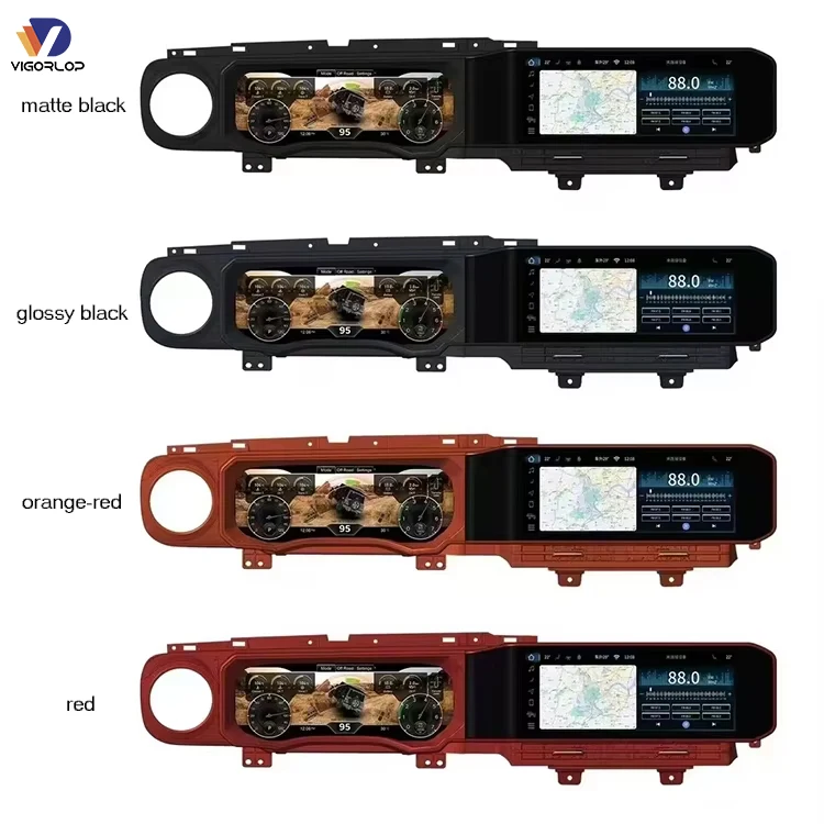 Auto Parts Multiple Colors Lcd Instrument Navigation Screen Digital Dashboard For Jeep Wrangler