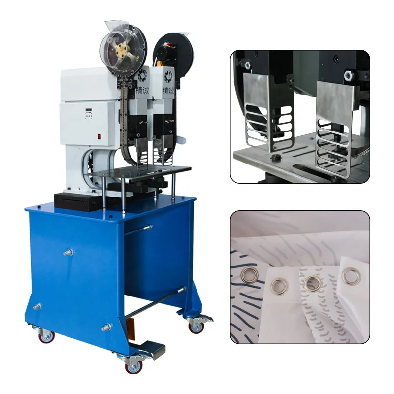 Automatic Double Eyelet Press Machine for Packaging Bags