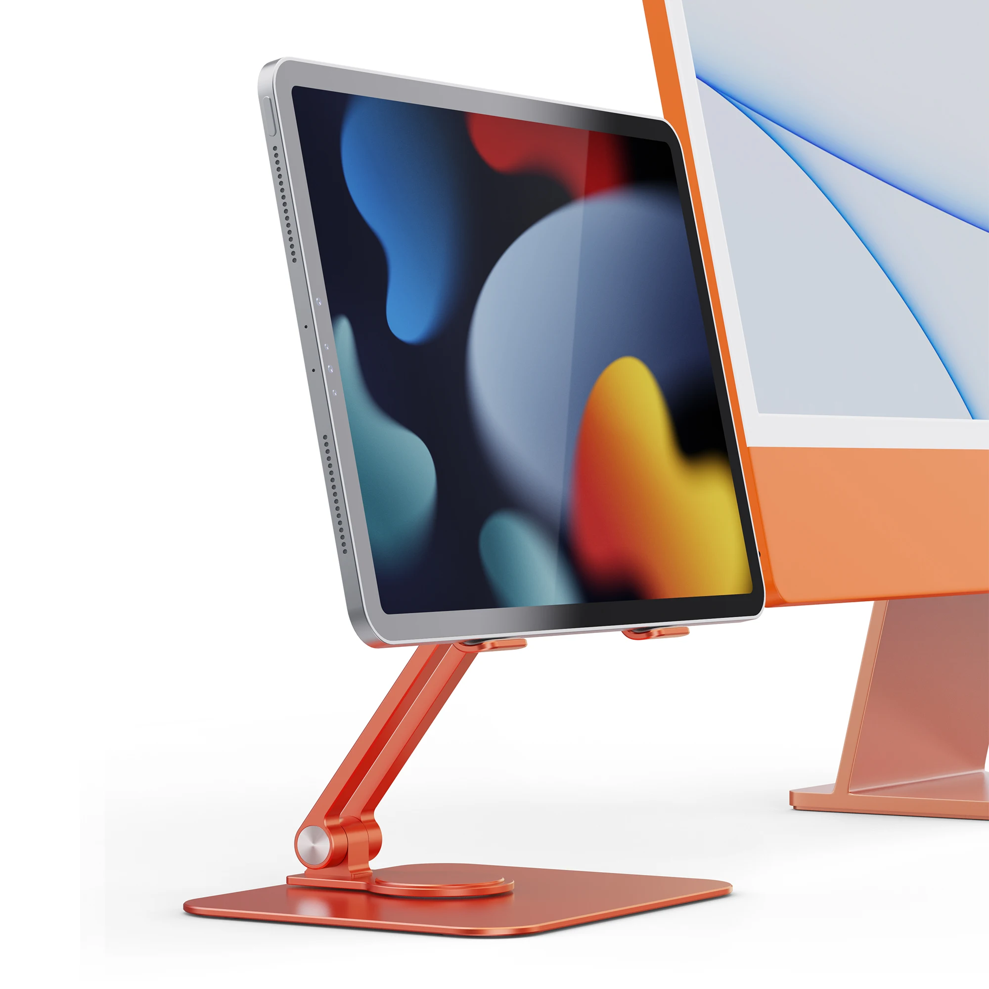 Настольная подставка для ноутбука с поворотом на 360 градусов из алюминиевого