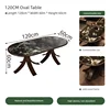 Tavolo ovale 120*60CM