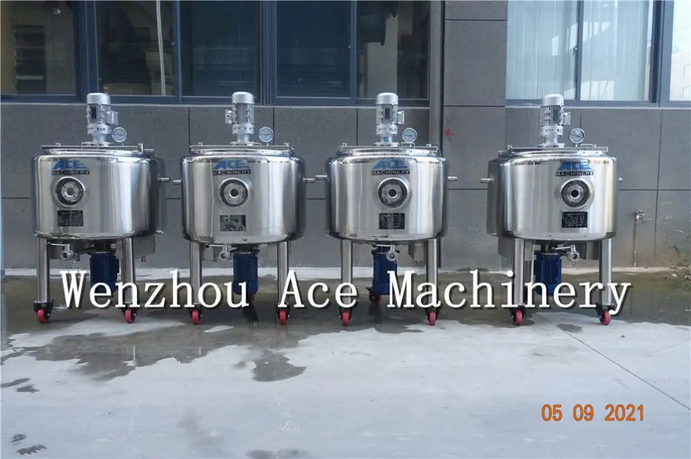 Automatic Toothpaste Production Line Vacuum Emulsifying Mixer Homogenizer Cosmetic Cream Making Machine