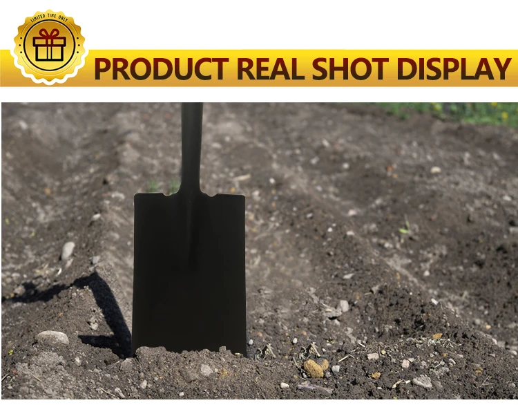 product china factory square round metal stainless steel  garden farming shovel head-4