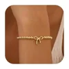 4mm Copper Bead Bow (Gold)