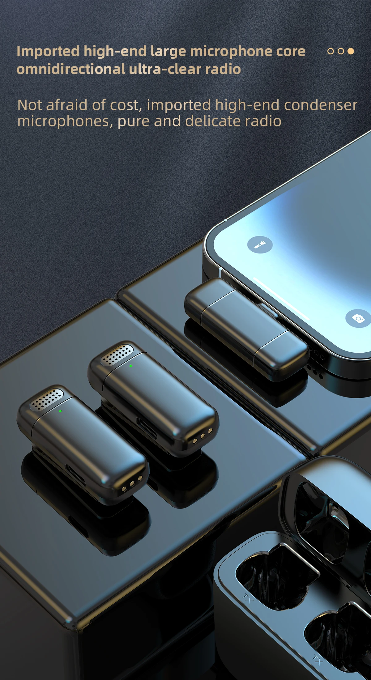 K13 Manufacturers Wholesale Professional Wireless Lavalier Microphone New Hot Selling Multi-function High Value Advantage Supply