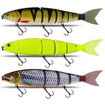 CHEERY Japanese-style Large Multi-section Stainless Steel Live Bait 300mm Floating 180g Sinking 188g Mandarin Fish Golden – Lure – view 5
