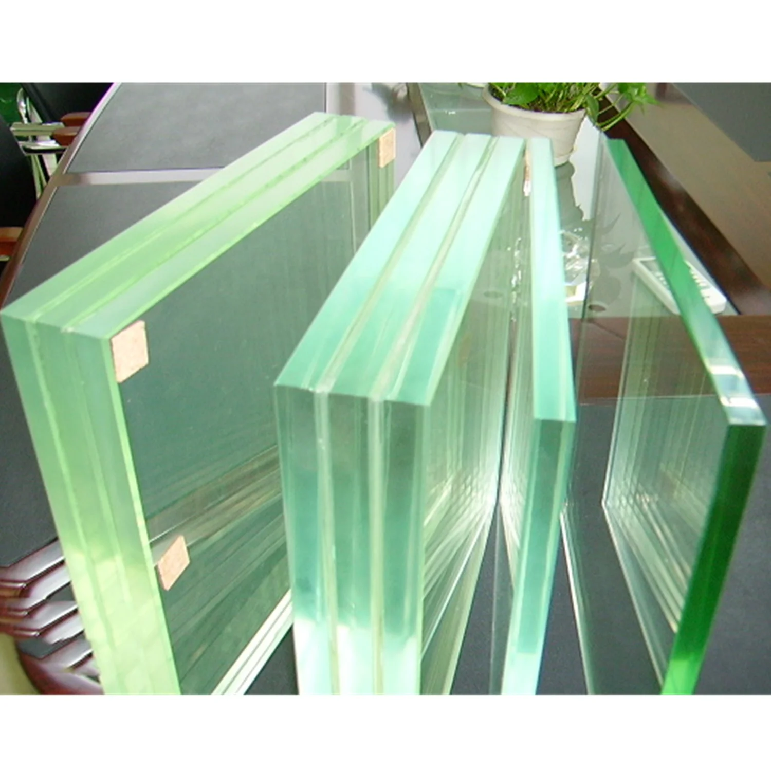 laminated glass low price 55.2 66.2  44.2 6.38 10.38 6  8  16 12 13.52 mm low iron polished edge tempered triple laminated glass