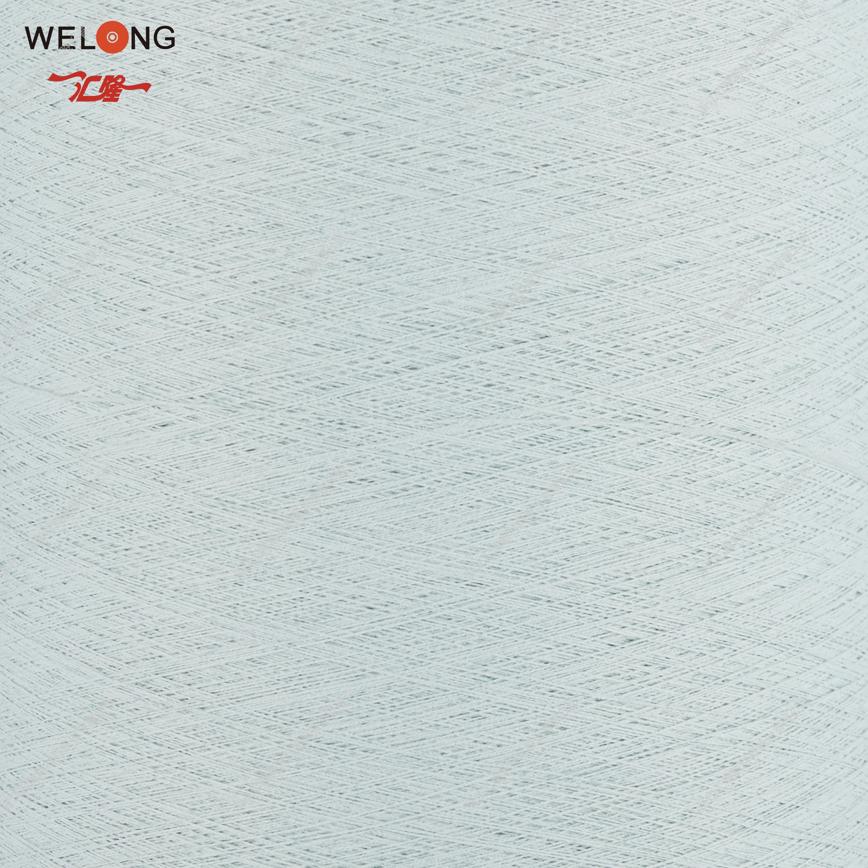 WELONG 100% Polyester Dope Dyed Color Yarn Linen Like Polyester Yarn