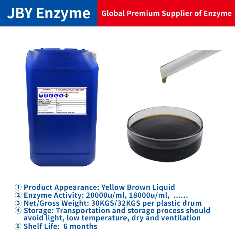 Высокоэффективный широкотемпературный амилазный фермент для процесса дезинфекции